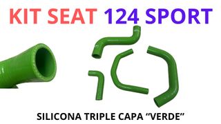 KIT Manguitos Silicona SEAT 124 SPORT - VERDES
