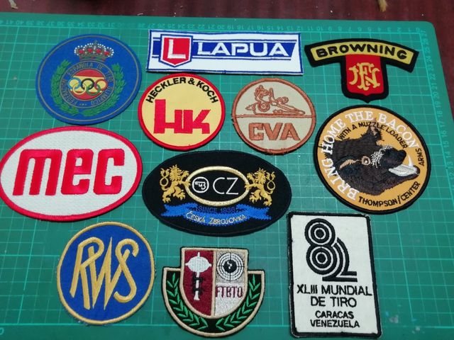 Lote parches bordados