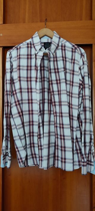 Camisa cuadros manga larga Amichi