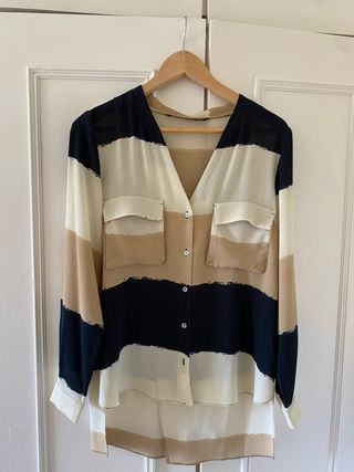 Blusa fluida de rayas