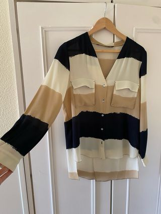 Blusa fluida de rayas