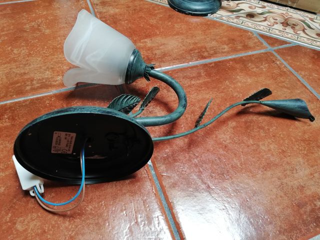 Aplique de cristal de pared pared 2