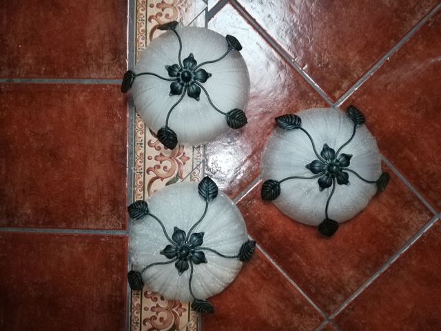 Plafon de cristal de techo 2