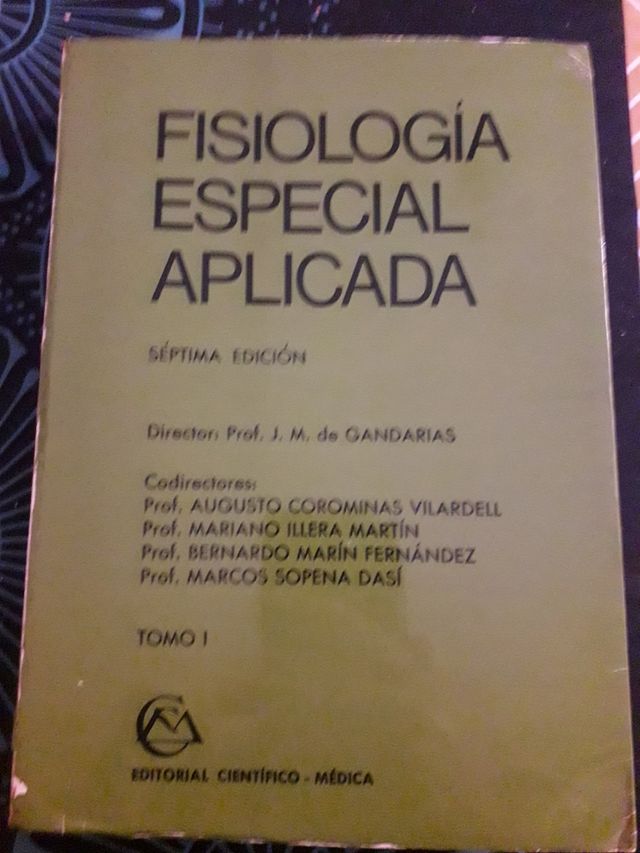 Libro FISIOLOGÍA ESPECIAL APLICADA.