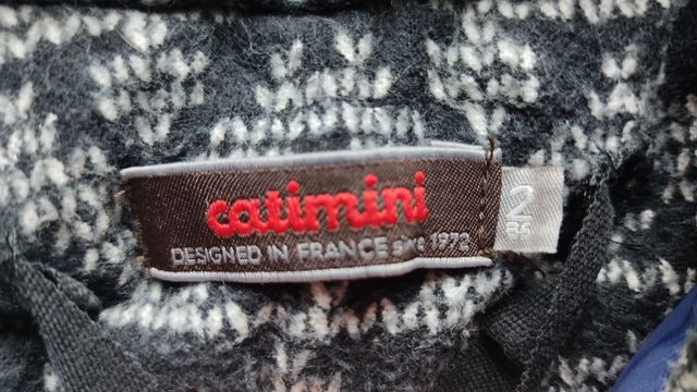 Chaqueta infantil invierno azul Catimini 24 meses