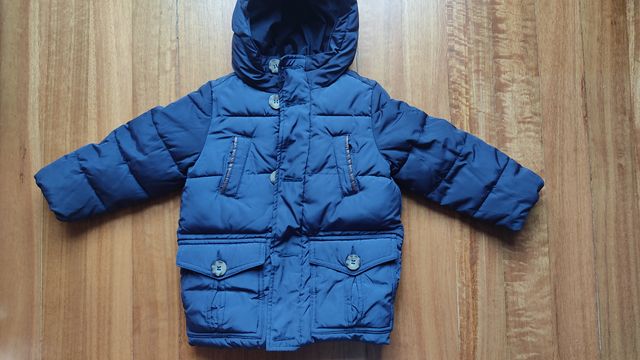 Chaqueta infantil invierno azul Benetton 2 años