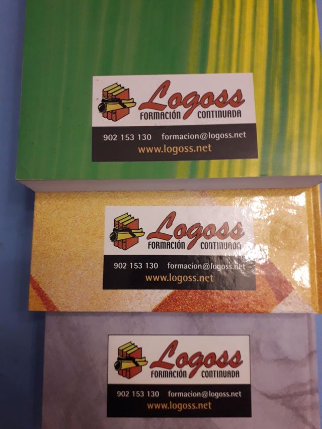 3 libros de formación médica de Logoss.