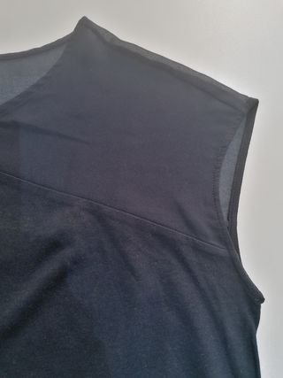 Camiseta Massimo Dutti azul marino talla S. Nueva.
