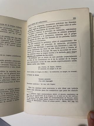 Historia de la lengua italiana, Bruno Migliorini