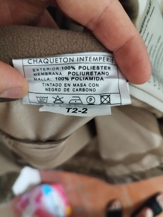 Traje intemperie militar árido