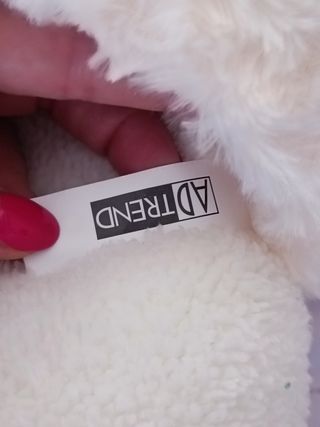 Cuscino scalda piedi ADTREND bianco panna