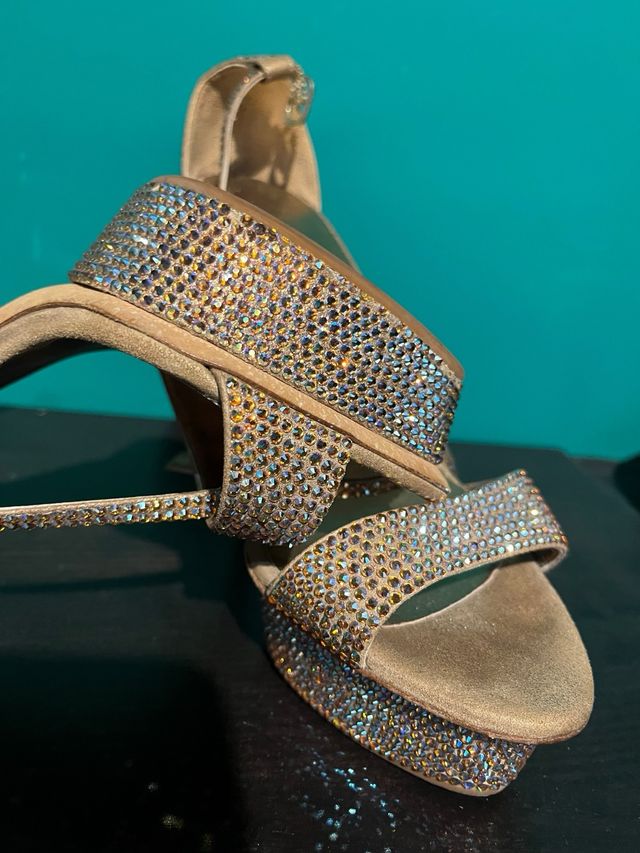 Sandalo le silla swarovski