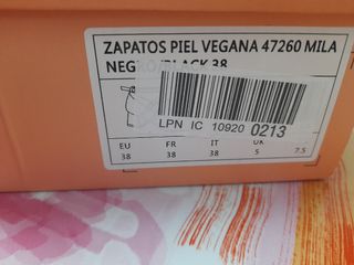 Zapatos piel vegana