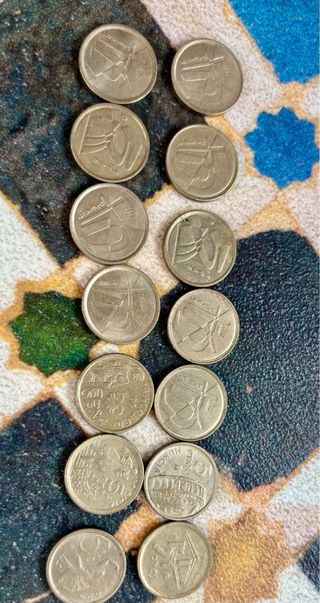 Lote Monedas 5 pesetas regiones
