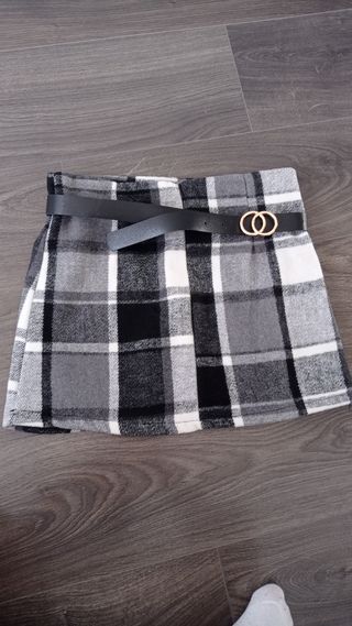 Minifalda de cuadros falda corta mini escocesa