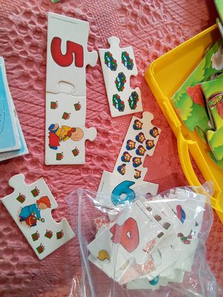 Lote juegos infantiles, familias-vestidos
