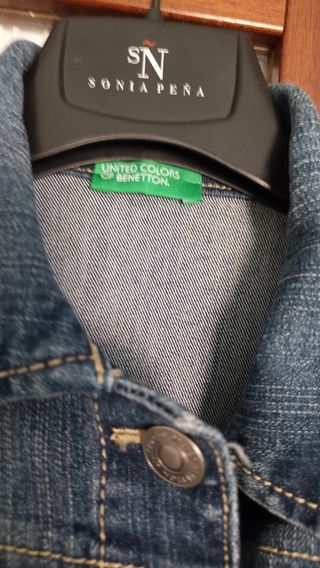 Chaqueta vaquera Benetton niña 8/9