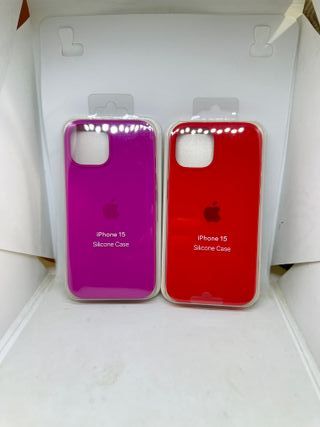 Fundas iPhone 15 normal con logo manzana