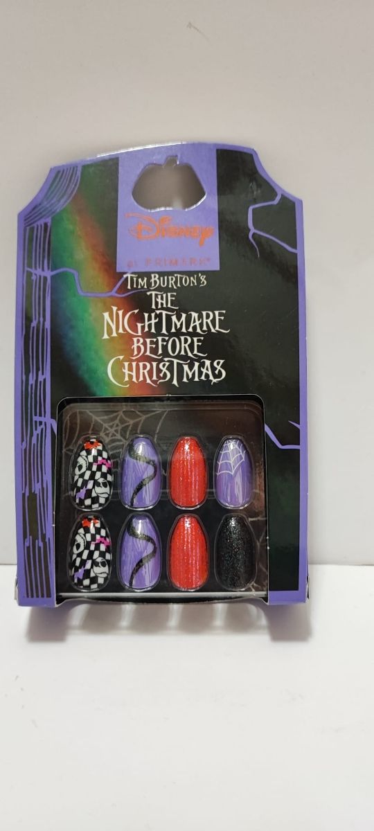 Set Uñas Postizas Pesadilla Antes De Navidad