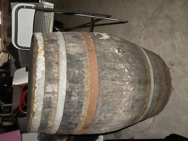 Barril de vino artesanal