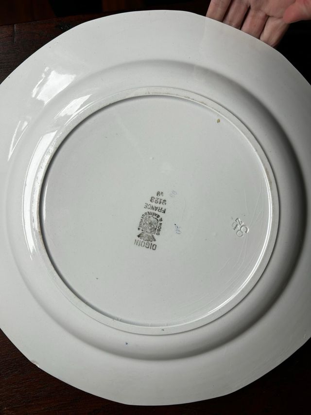 Piatto da portata Digoin Sarreguemines