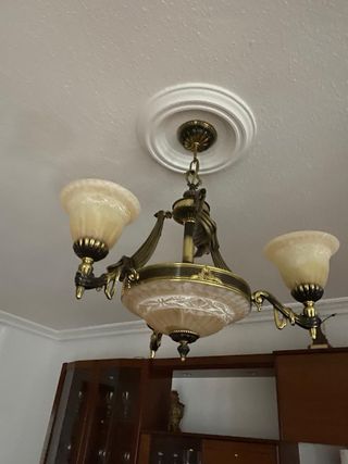 Lampara techo antigua