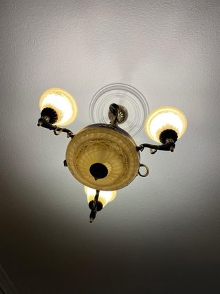 Lampara techo antigua