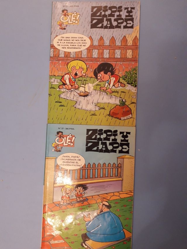2 comic OLE! ZIPI Y ZAPE numeros 27 y 31