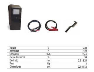 Soldadura Inverter Stayer Plus 120 BGEK