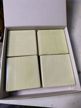 Azulejo verde pistacho pincelado 10x10, 16 piezas