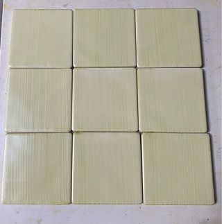 Azulejo verde pistacho pincelado 10x10, 16 piezas