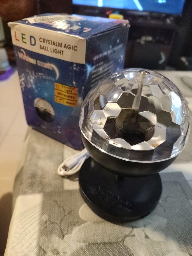 Altavoz bola disco bluetooth