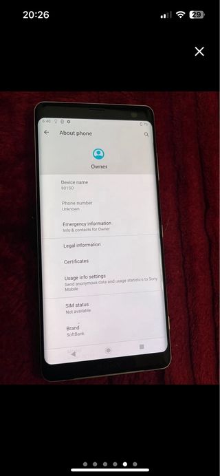 Sony Xperia XZ3 
