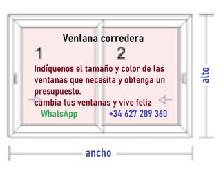 Ventanas y puertas de PVC, nuevas bajo pedido