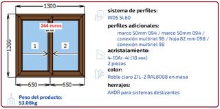 Ventanas y puertas de PVC, nuevas bajo pedido