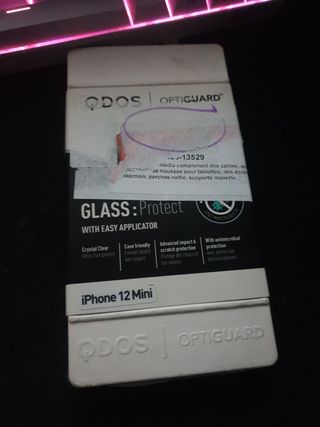Protector de pantalla iphone 12 mini