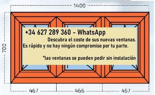 Ventanas y puertas de PVC, nuevas bajo pedido