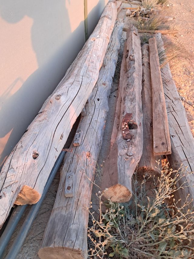 Vigas de madera antiguas