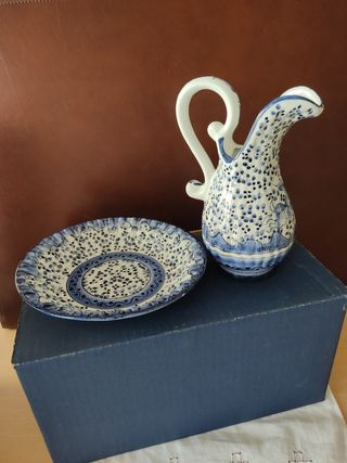Jofaina y jarra aguamanil