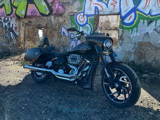 COLA DE ESCAPE COBRA CHROME HARLEY DAVIDSON FLSB