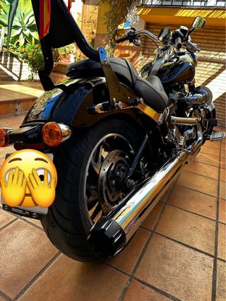 COLA DE ESCAPE COBRA CHROME HARLEY DAVIDSON FLSB