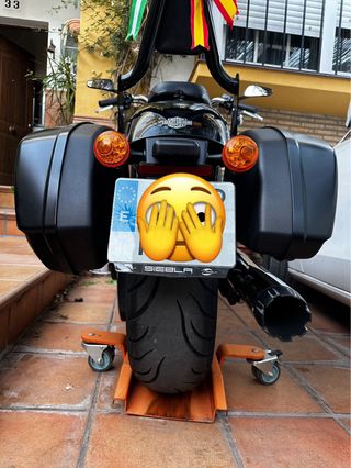 COLA DE ESCAPE COBRA CHROME HARLEY DAVIDSON FLSB