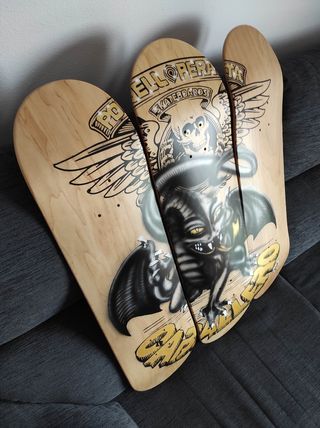 3 Skate art custom Steve Caballero Powell Peralta 