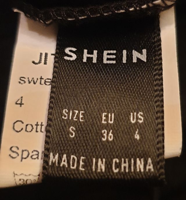 Top bambina Zara e Shein tg. L e S