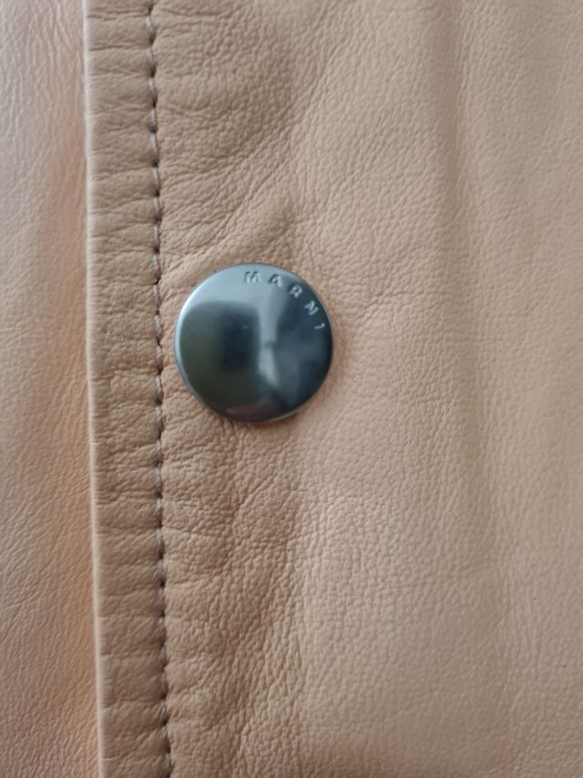 Marni giacca in pelle bimba