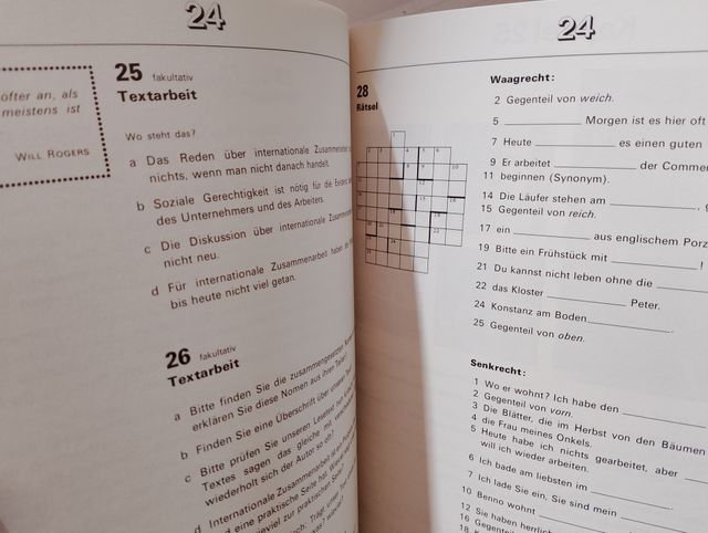 SPRACHKURS DEUTSCH 2 , OBV ,Aleman