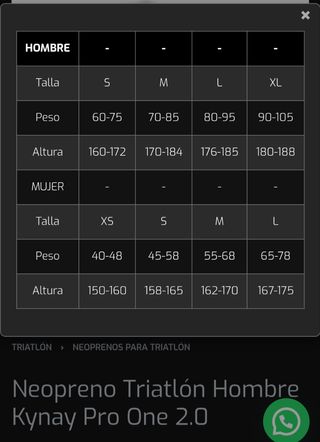 Neopreno triatlón Kynay Pro-one 2.0