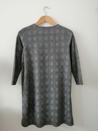 Vestido cuadros Stradivarius