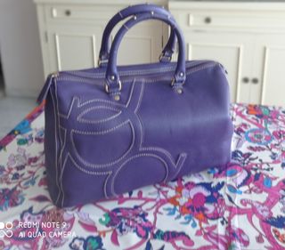 Bolso bowling morado Purificación