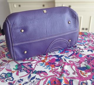 Bolso bowling morado Purificación